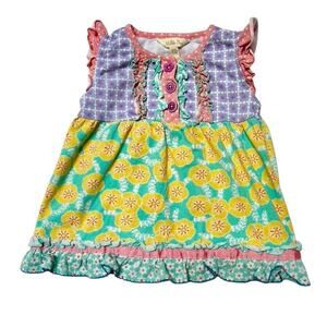 Matilda Jane Pat a Cake Floral Tunic Top Size 18-24 months